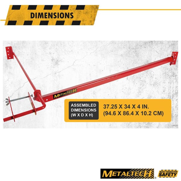 MetalTech Pump Jack 37-1/4 in. W x 34 in. D x 4 in. H Steel