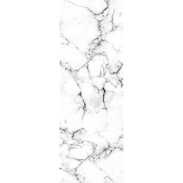 750 HOME Marble Locker Decal Black and White Abstract Peel and Stick Wall Mural