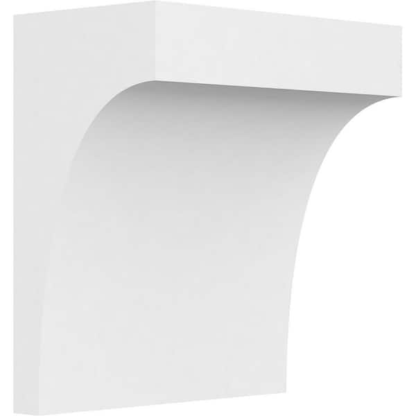 Ekena Millwork 7 in. x 8 in. x 4 in. Standard Stockport Architectural Grade PVC Corbel
