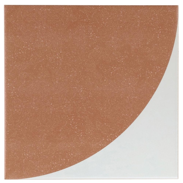 Ivy Hill Tile Stacy Garcia Tori Deco Terracotta 7.87 in. x 0.33 in. Matte Porcelain Floor and Wall Tile Sample