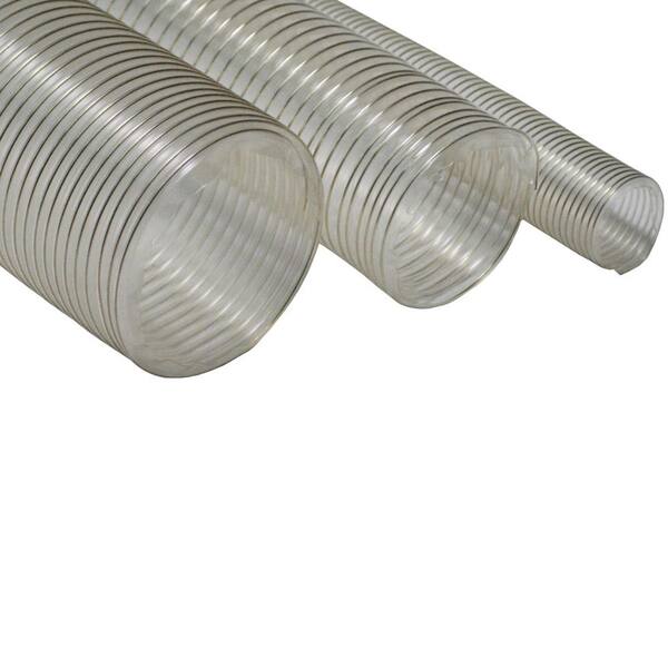 Conduit Flexible PVC Rubber-Cal 10 Po X 25 Pieds Gris - Neuf Pour CVC