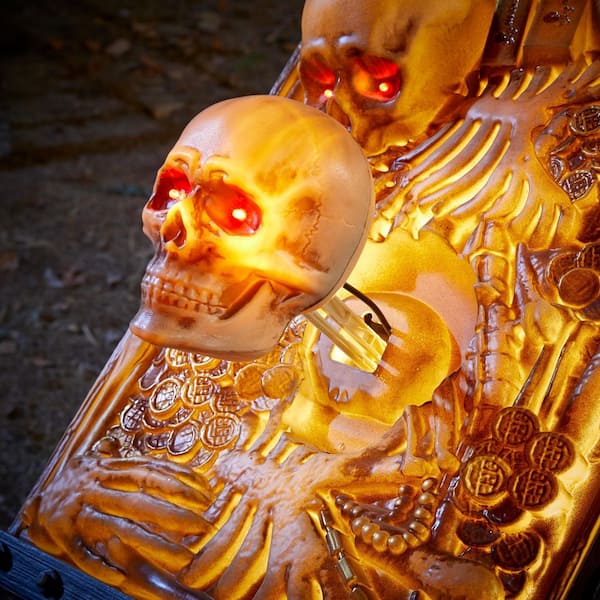 Home Accents Holiday 6.5 FT Grave & Bones Animated LED Grave