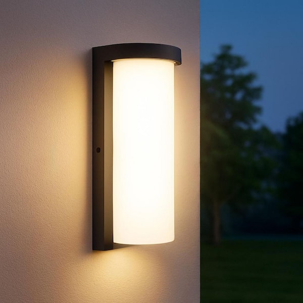 14 in. 22-Watt Radar-Motion Activated White Integrated LED Wall Ceiling Surface Flush Mount Smart Flood Light