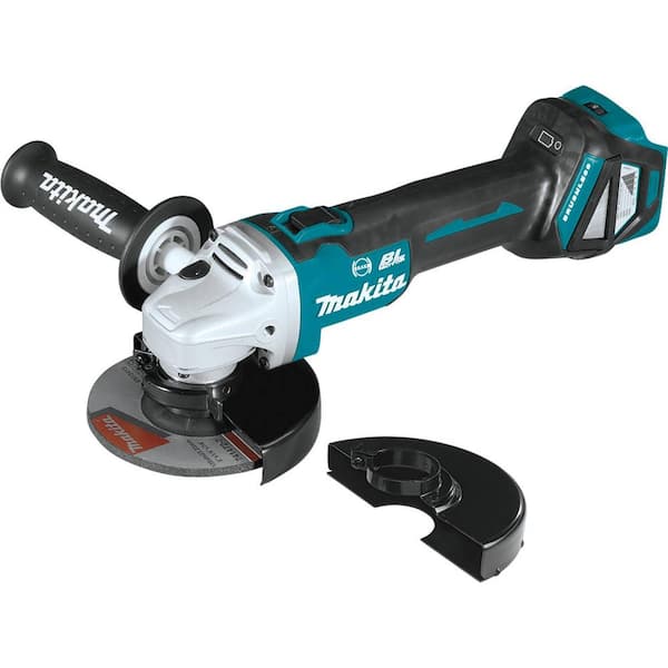 Makita 18-Volt Brushless 4-1/2 in. / 5 in. Cordless Paddle Switch Cut-Off/Angle Grinder with Electric Brake and AWS (Tool Only)