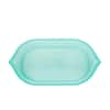 Zip Top Reusable Silicone 32 oz. Large Dish Zippered Storage Container,  Teal Z-DSHL-03 - The Home Depot