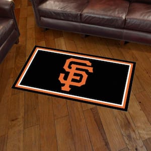 FANMATS MLB San Francisco Giants Black 2 ft. x 3 ft. Area Rug 18482 - The  Home Depot