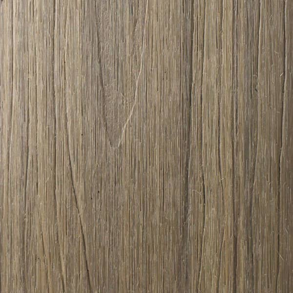 NewTechWood UltraShield Naturale Voyager 1 in. x 6 in. x 1 ft. Roman Antique Hollow Composite Decking Board Sample