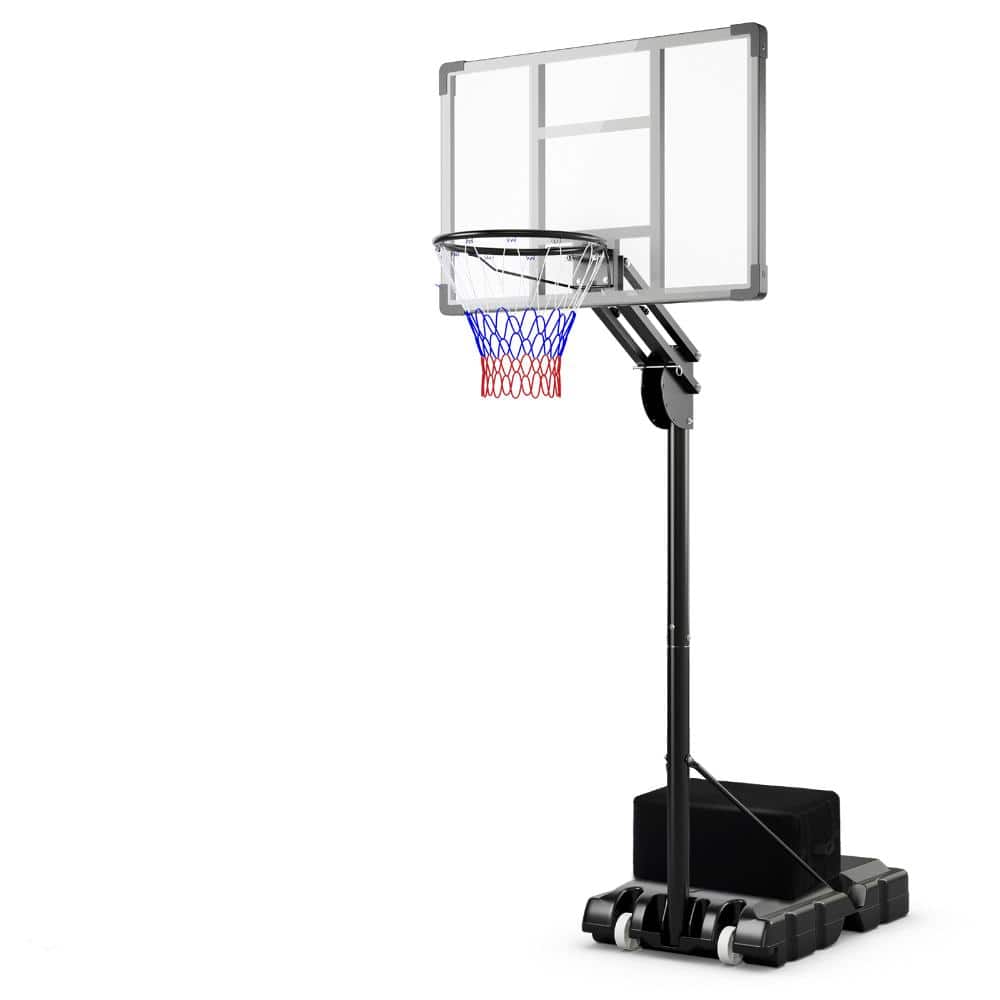 Portable Basketball Hoop with Shatter-Resistant Backboard and Adjustable Height from 4.9 ft. to 10 ft. price history on PriceWatchPro