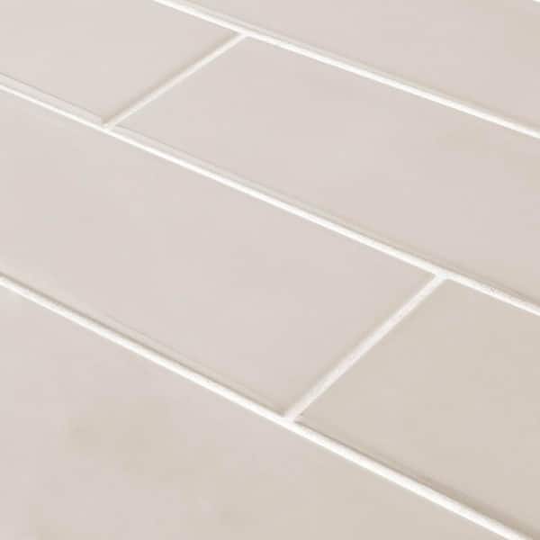 Jeffrey Court Gloss Taupe 2.5 in. x 10 in. Ceramic Wall Tile (13.89 sq. ft./Case) 92653
