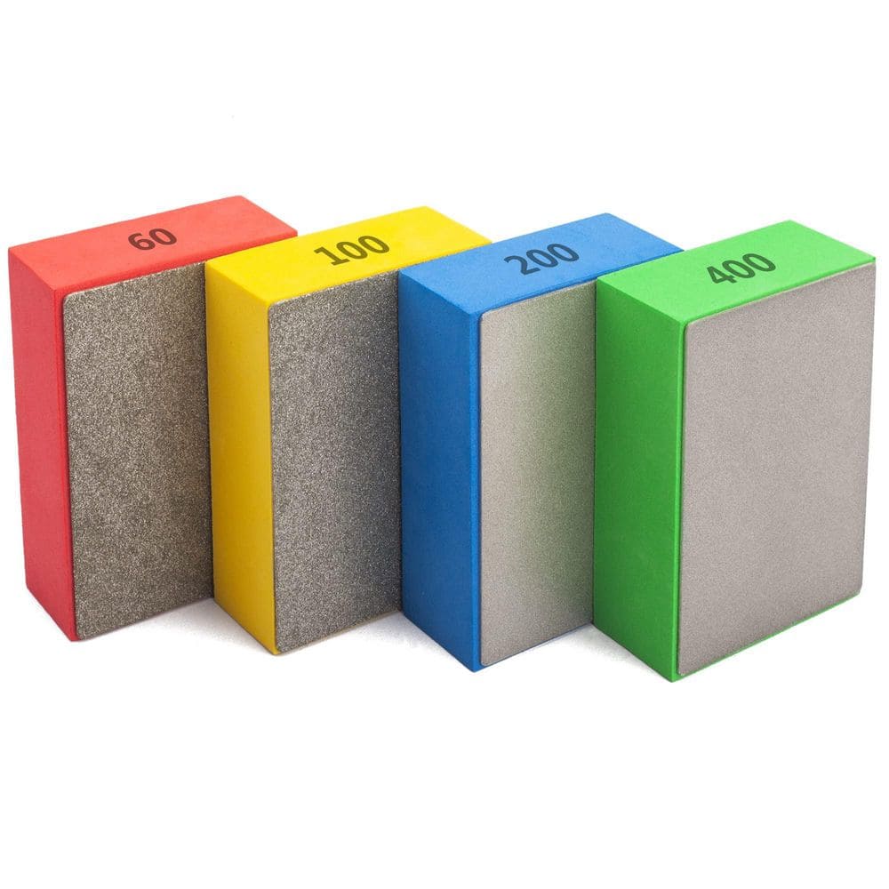 4-Pack Diamond Sanding Hand Pads Foam Backer for Polishing Ceramics Glass Tile Stone Concrete Granite Marble price history on PriceWatchPro