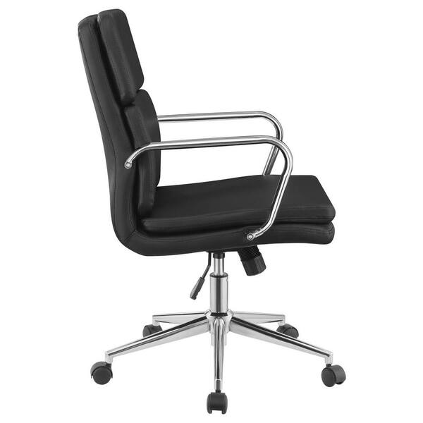 Ximena High Back Upholstered Office Chair Grey – Furniture Factory