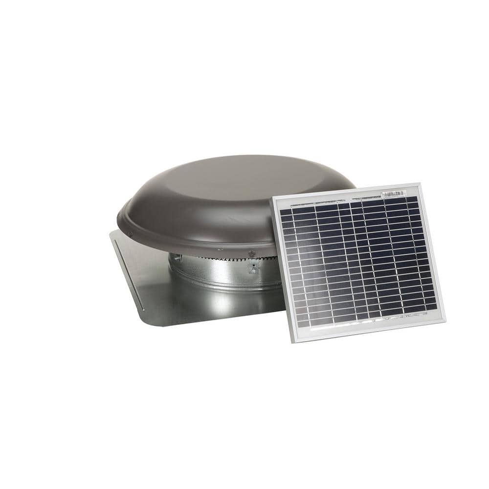 Weatherwood Solar Powered Attic Ventilator with High Efficiency Motor