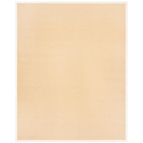 SAFAVIEH Natural Fiber Maize/Wheat 9 ft. x 12 ft. Border Area Rug