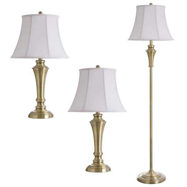Stylecraft 61 In Brass Lamp Set 3, Jcpenney Table Lamp Sets