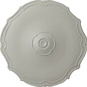 18-7/8 in. x 1-1/2 in. Pompeii Urethane Ceiling Medallion (Fits Canopies upto 2 in.), Pot of Cream