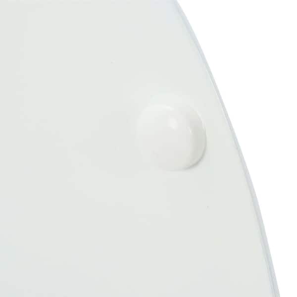 Round Front Toilet Seat in White 30015 000 - The Home Depot