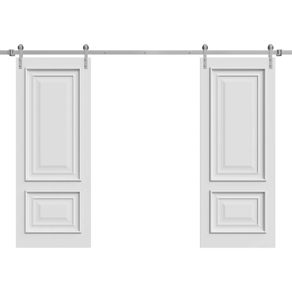 7822 64 in. x 84 in. Sold Core White Enamel Color Wood Sliding Barn Door with Hardware Kit price history on PriceWatchPro