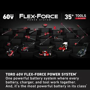 Flex-Force 60-Volt Cordless Combo Kit 3-Tool, 22 in. Recycler Lawn Mower, Blower & String Trimmer w/2 Chargers/Batteries