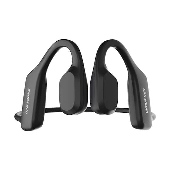 OPN Sound Mercato Black Wireless Bluetooth Open-Ear Behind the Neck Earbuds with Microphone