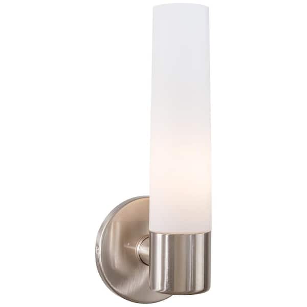 Saber 1-Light Brushed Nickel Wall Sconce