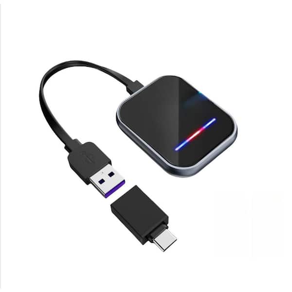 Wireless Carplay Adapter Converts Wired to Wireless Carplay Adapter for iPhone, Wireless Control Plug and Play Carplay
