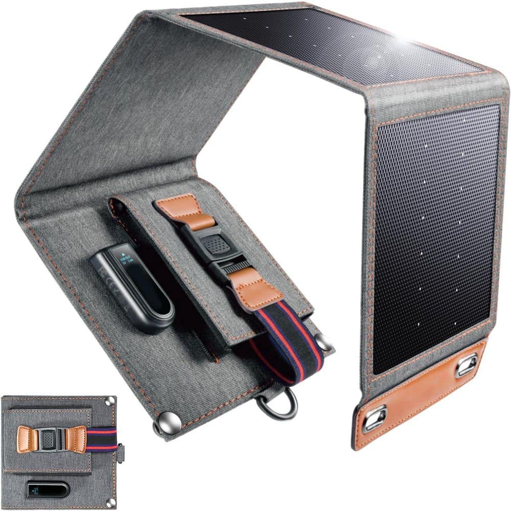 Portable 14-Watt Monocrystalline Solar Panel Charger with USB-A Port IPX4 Waterproof High-Efficiency Sun Power Panels price history on PriceWatchPro