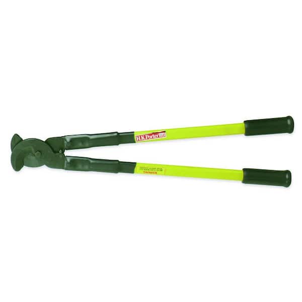 Crescent H.K. Porter 32 in. Fiberglass Handle Shear Type Cable Cutters with 1-3/4 in. Max Cut Capacity