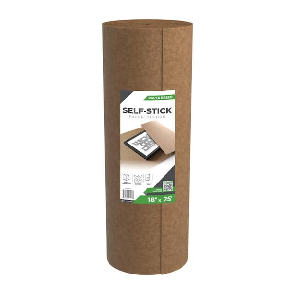 18 in. x 25 ft. Self Stick Single Face Protection Roll (320-Pack)