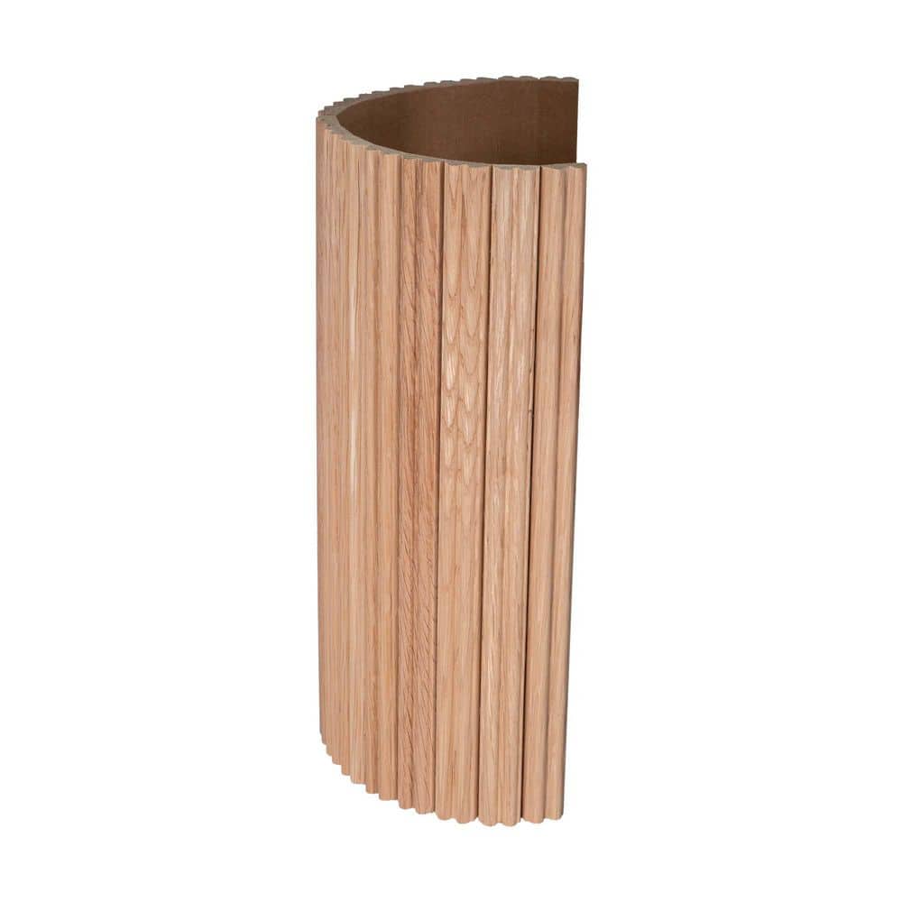 Outwater 3/8 in. T x 1 ft. x 8 ft. Brown Red Oak Unfinished Wood
