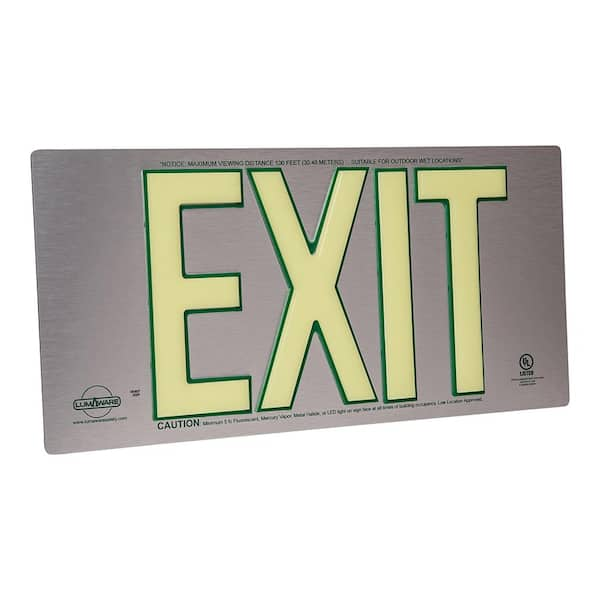 lighted exit signs home depot