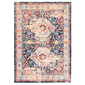 Riviera Charcoal/Gold 4 ft. x 6 ft. Machine Washable Medallion Border Area Rug