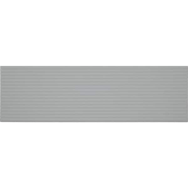 Daltile Stencil Grey 4 in. x 12 in. Glazed Porcelain Linear Floor and Wall Tile (767.36 sq. ft./pallet)