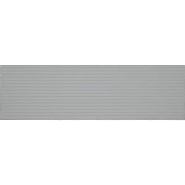 Stencil Grey 4 in. x 12 in. Glazed Porcelain Linear Floor and Wall Tile (767.36 sq. ft./pallet)