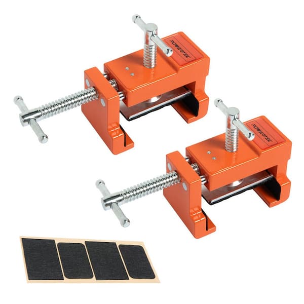 Cabinet Face Frame Clamps (2-Pack), Cabinet Installation Tool with Drill Guide, Precise Alignment and Secure Hold