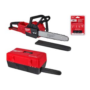 M18 FUEL 14 in. 18-Volt Lithium-Ion Brushless Cordless Chainsaw with 14 in. Chainsaw Chain & Case