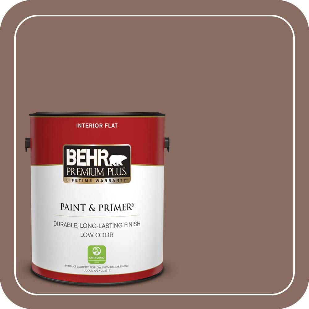 1 gal. #N150-5 French Truffle Flat Low Odor Interior Paint & Primer price history on PriceWatchPro