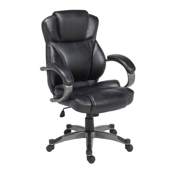 Z-Line Designs Black Leather Executive Office Chair