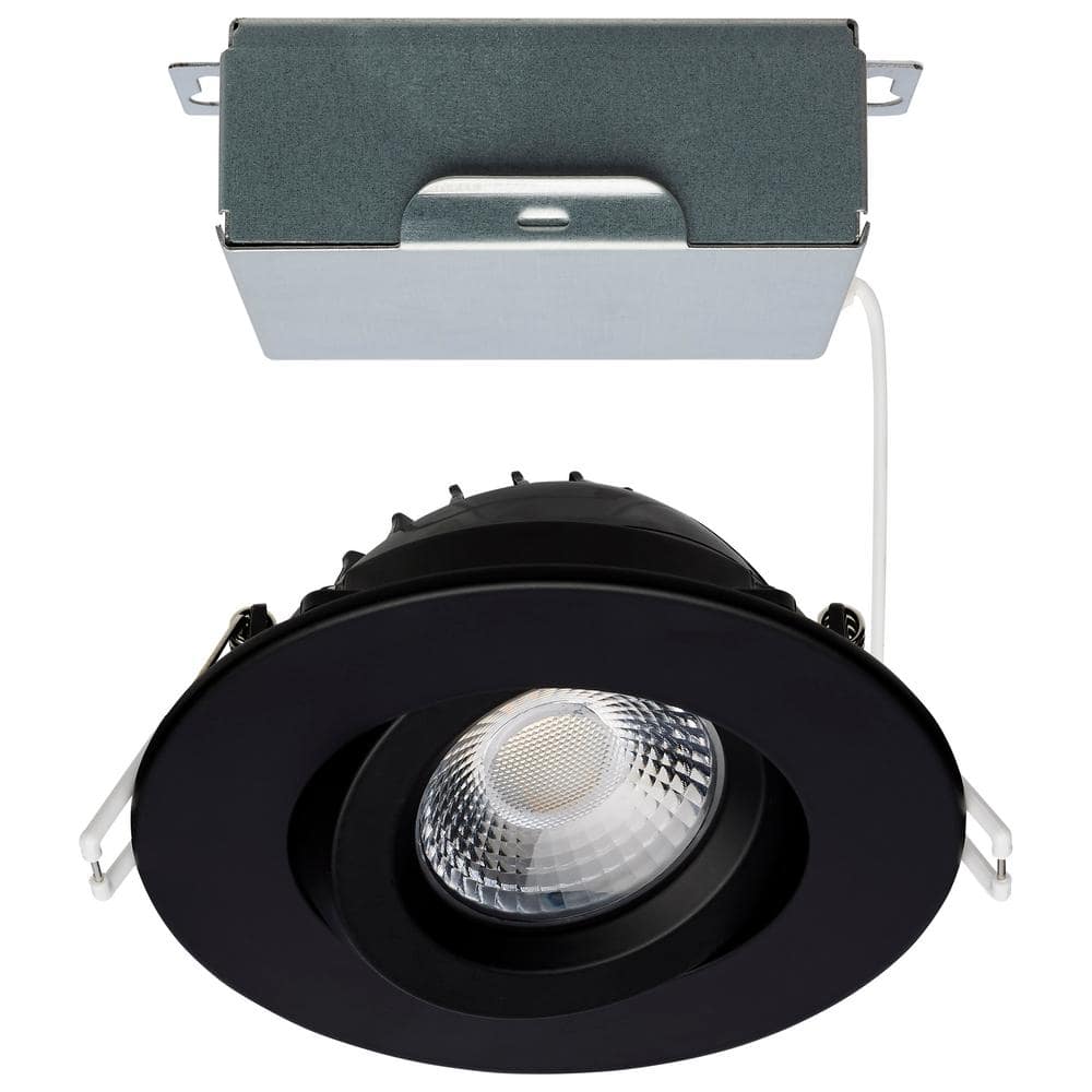 ColorQuik 4 in. Adjustable CCT Canless New Construction IC Rated Dim Indoor/Outdoor Integrated LED Recessed Light Trim price history on PriceWatchPro