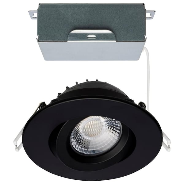 ColorQuik 4 in. Adjustable CCT Canless New Construction IC Rated Dim Indoor/Outdoor Integrated LED Recessed Light Trim