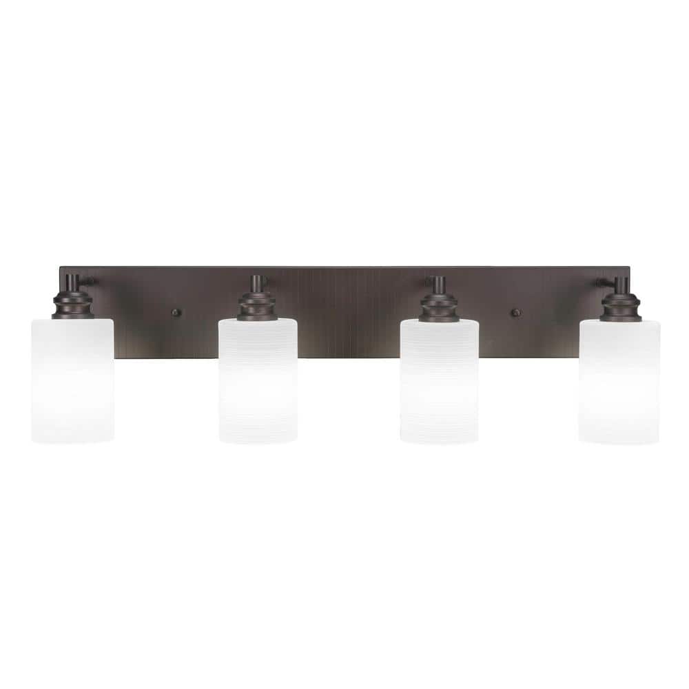 Albany 31 in. 4-Light Espresso Vanity Light