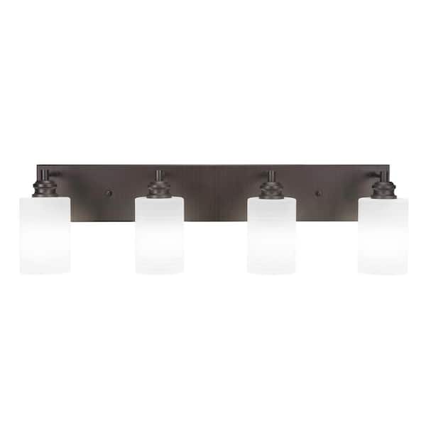 Unbranded Albany 31 in. 4-Light Espresso Vanity Light