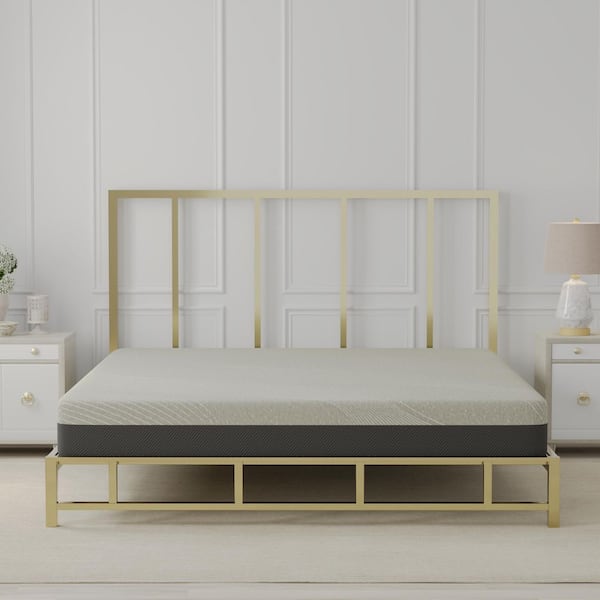 OMNE SLEEP Omne 8 in. Firm Gel Memory Foam Smooth Top Twin XL Mattress