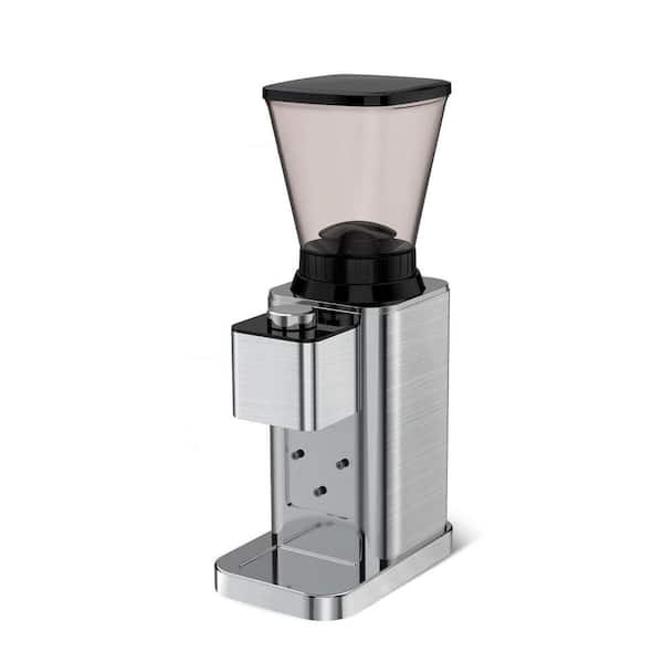 Electric Conical Burr Coffee Grinder Stainless Steel 48 Grind Settings 35s Timer Anti-Static for Espresso