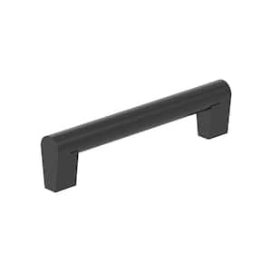 Composite 5-1/16 in. Modern Matte Black Bar Cabinet Pull