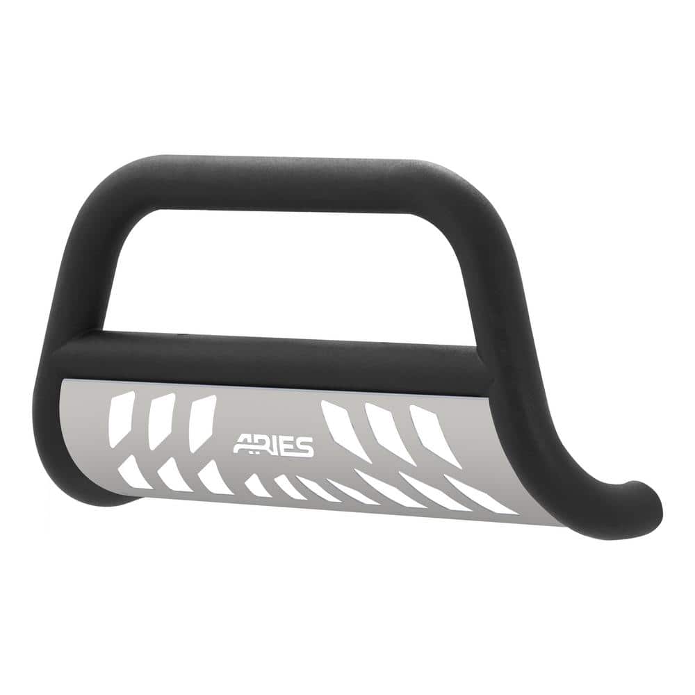 Aries Pro Series 3Inch Offroad Black Steel Bull Bar, Select Toyota