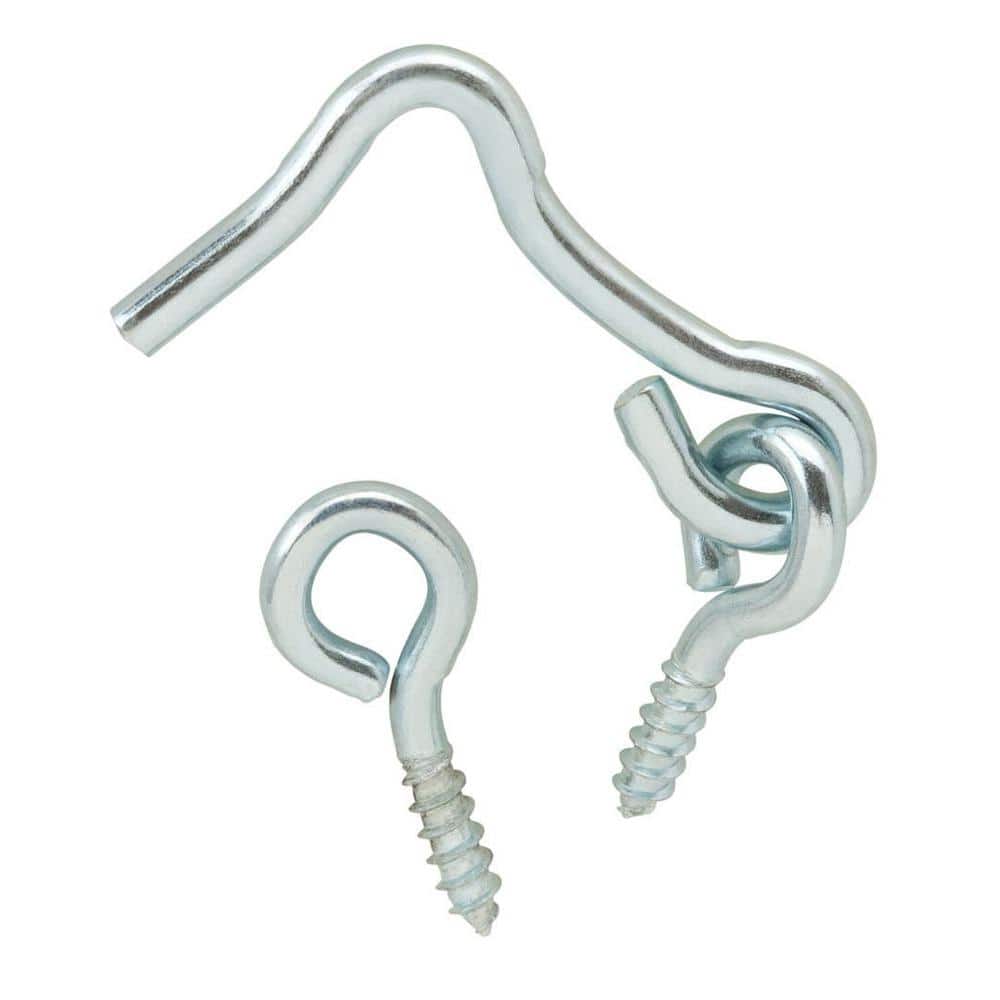 Everbilt 2 in. Stainless Steel Hook and Eye 13603 - The Home Depot