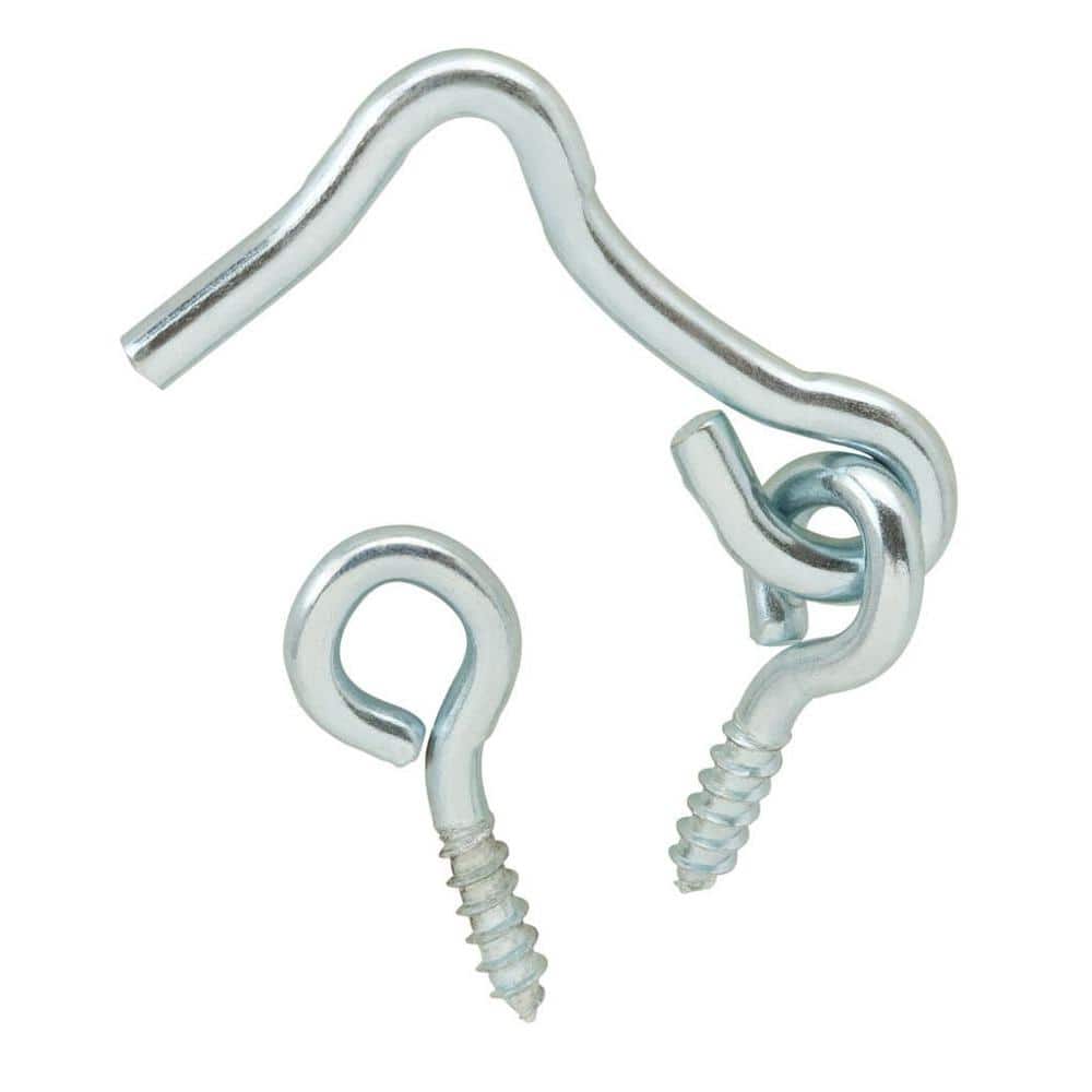 (3-Pack) 1-1/2 in. Zinc-Plated Hook and Eye price history on PriceWatchPro