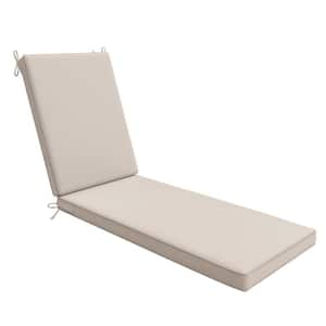 Outdoor Chair Cushions for Patio Chaise Lounge, Water and Stain Resistant Patio Cushions in beige