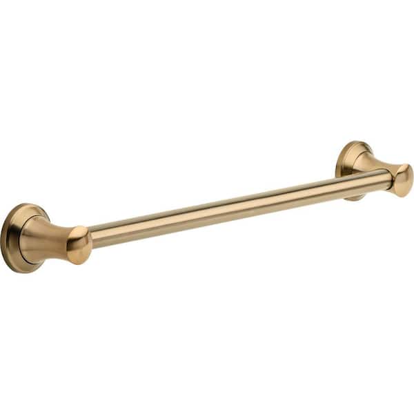 Delta Transitional 24 in. x 1-1/4 in. Concealed Screw ADA-Compliant Decorative Grab Bar in Champagne Bronze