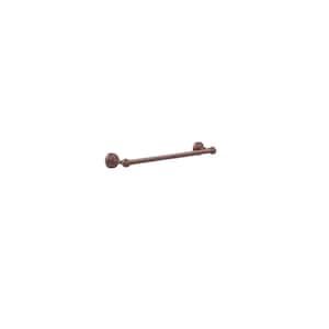 Waverly Place Collection 18 in. Back to Back Shower Door Towel Bar in Antique Copper